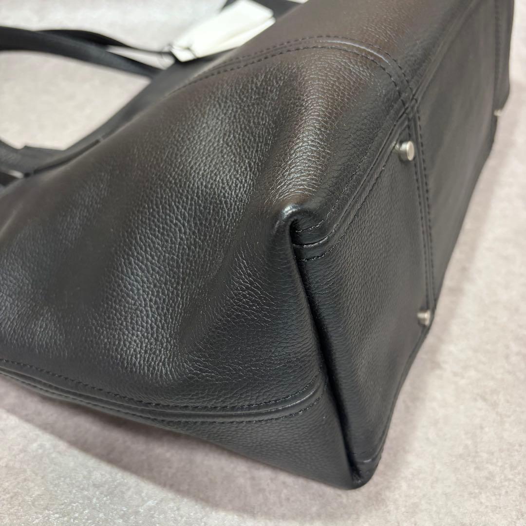 タグ付き⭐︎アニアリ トートバッグ レザー ブラック