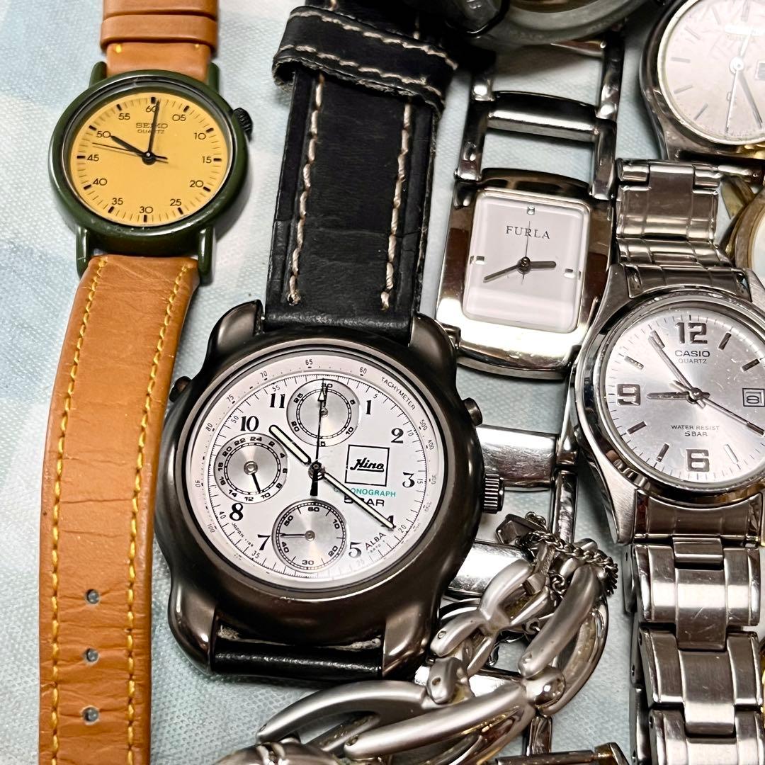 未確認ジャンク☆SEIKO、CITIZEN、Baby-G、TIMEX等32点