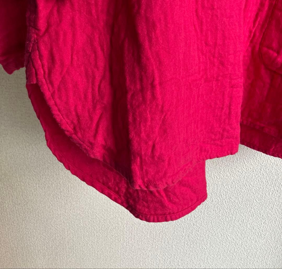 【美品】plantation マシュマロガーゼブラウス