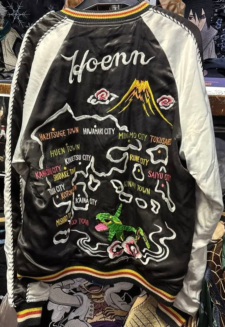 あ*様 完売品 ポケットモンスター レックウザ リバーシブル スカジャン S~M