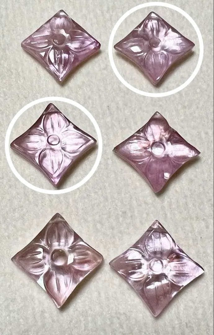 Kaya❤️ヘリコニアリーフ、ムーンカービング　14kgfチャーム