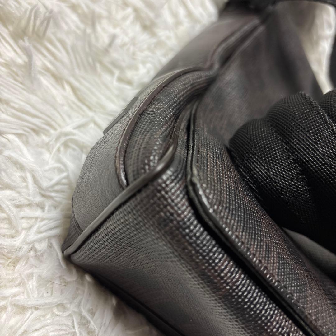 ◎極美品 dunhill ダンヒル ディーエイト メッセンジャーバッグ PVC