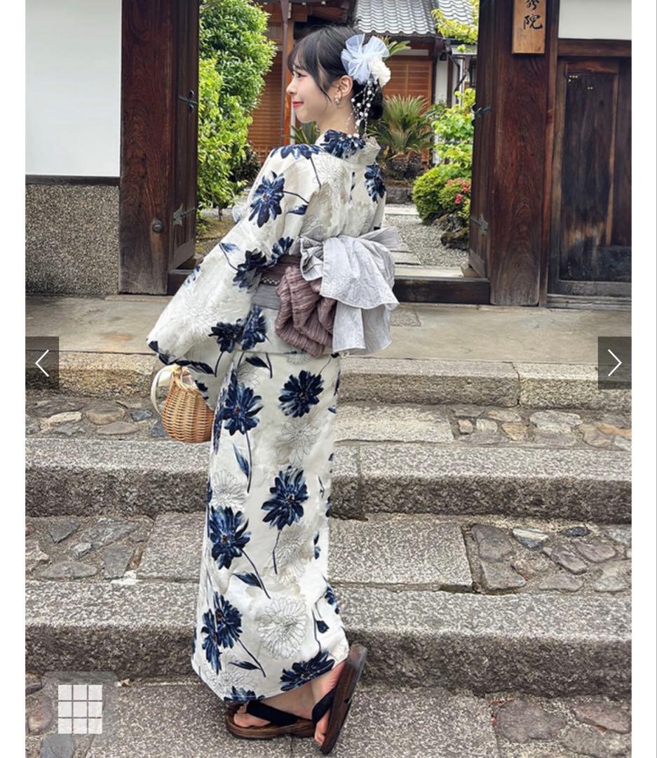 新品未使用　 GRL ガーベラ浴衣セット[tu1495] 帯　グレイル