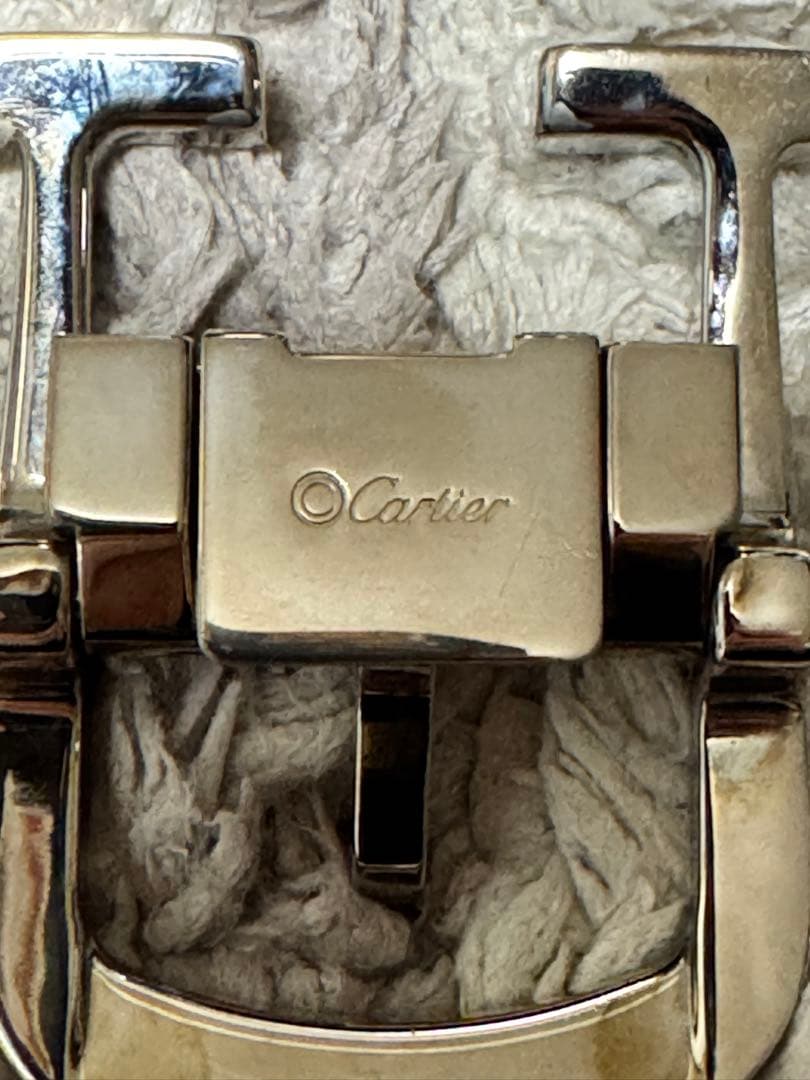 カルティエ Cartier Cバックル ベルト リバーシブル