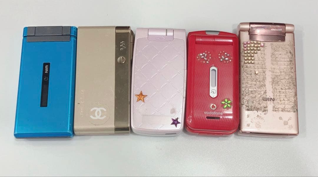 ガラケー スマホ 携帯電話 ジャンク au 折りたたみ まとめ