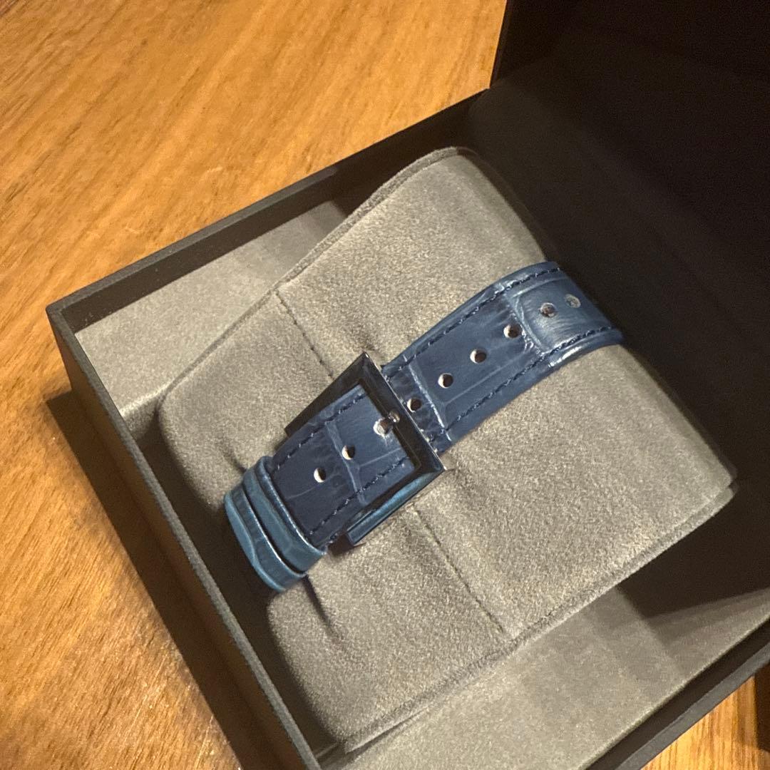 FENDI スクエアウォッチ 青 レザー