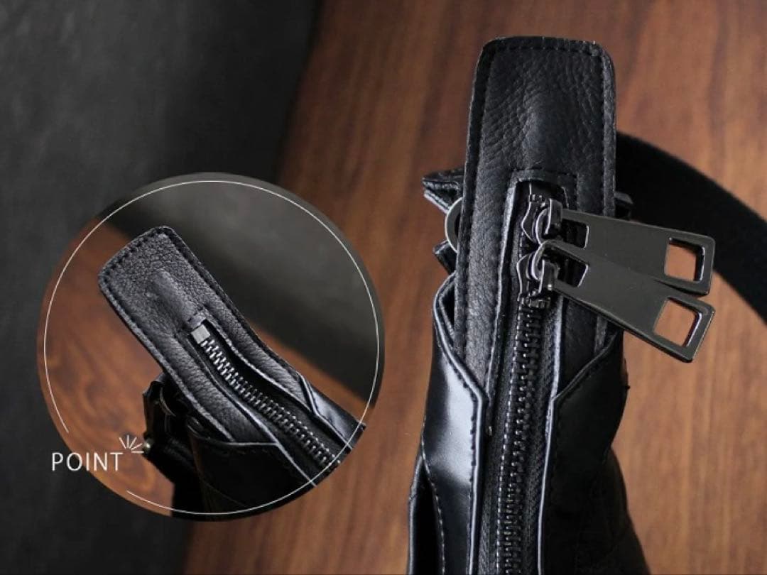 DAYSART 本革弓張月 ショルダーバッグ キルティング ボディバッグ