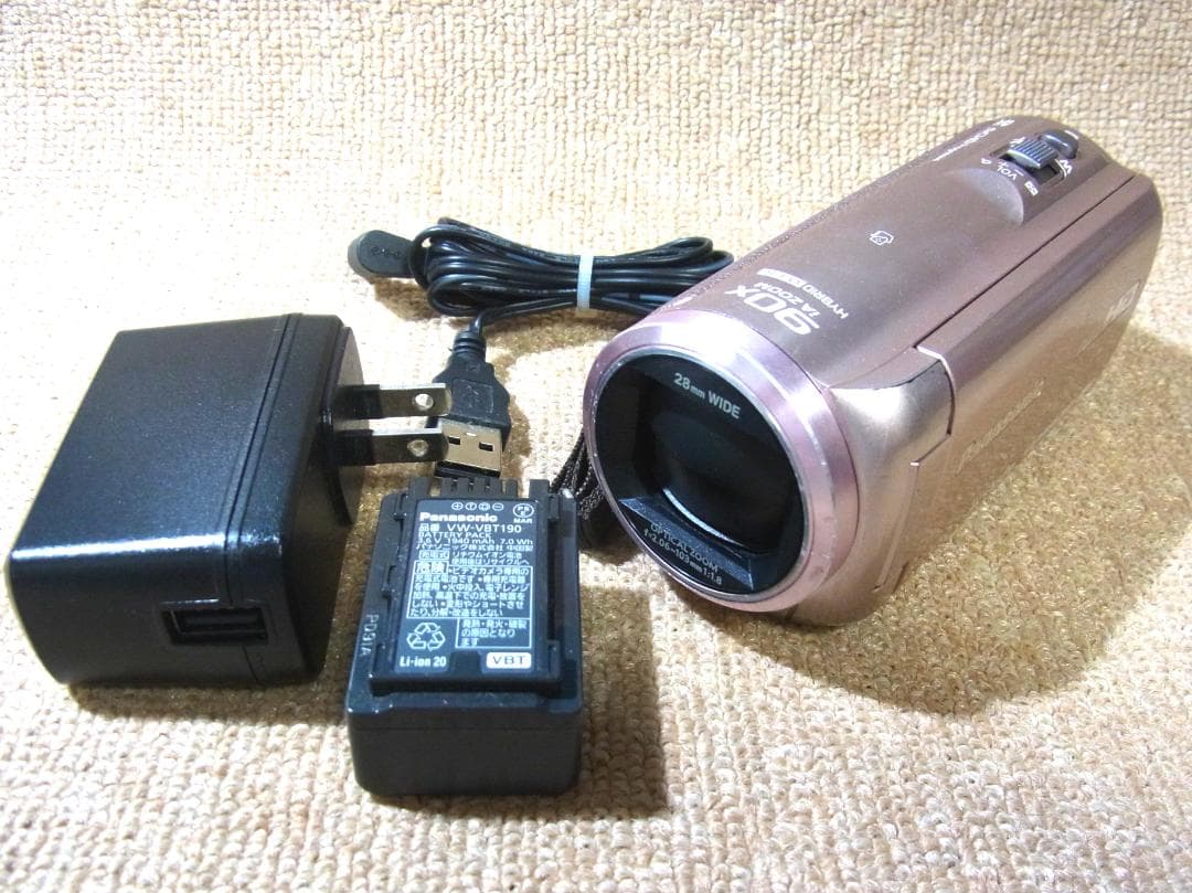Panasonic HC-V550M パナソニック製ビデオカメラ 動作OK