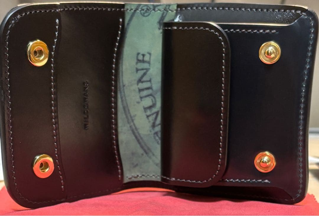 WILDSWANS CASA カーサ コードバン×型押しサドル インテンスブルー