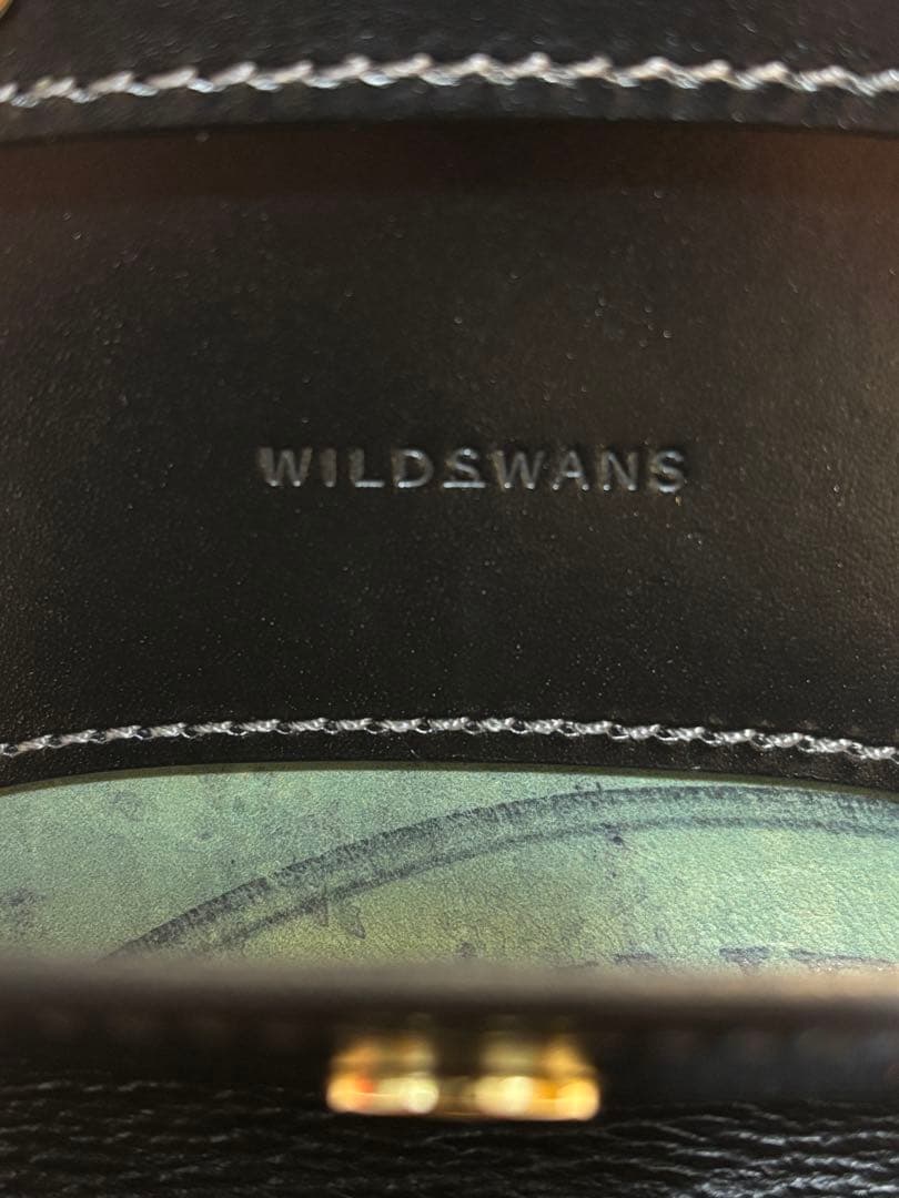 WILDSWANS CASA カーサ コードバン×型押しサドル インテンスブルー