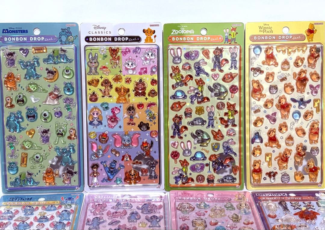 【希少】正規品 ボンボンドロップシール ディズニー8種セット コンプリート