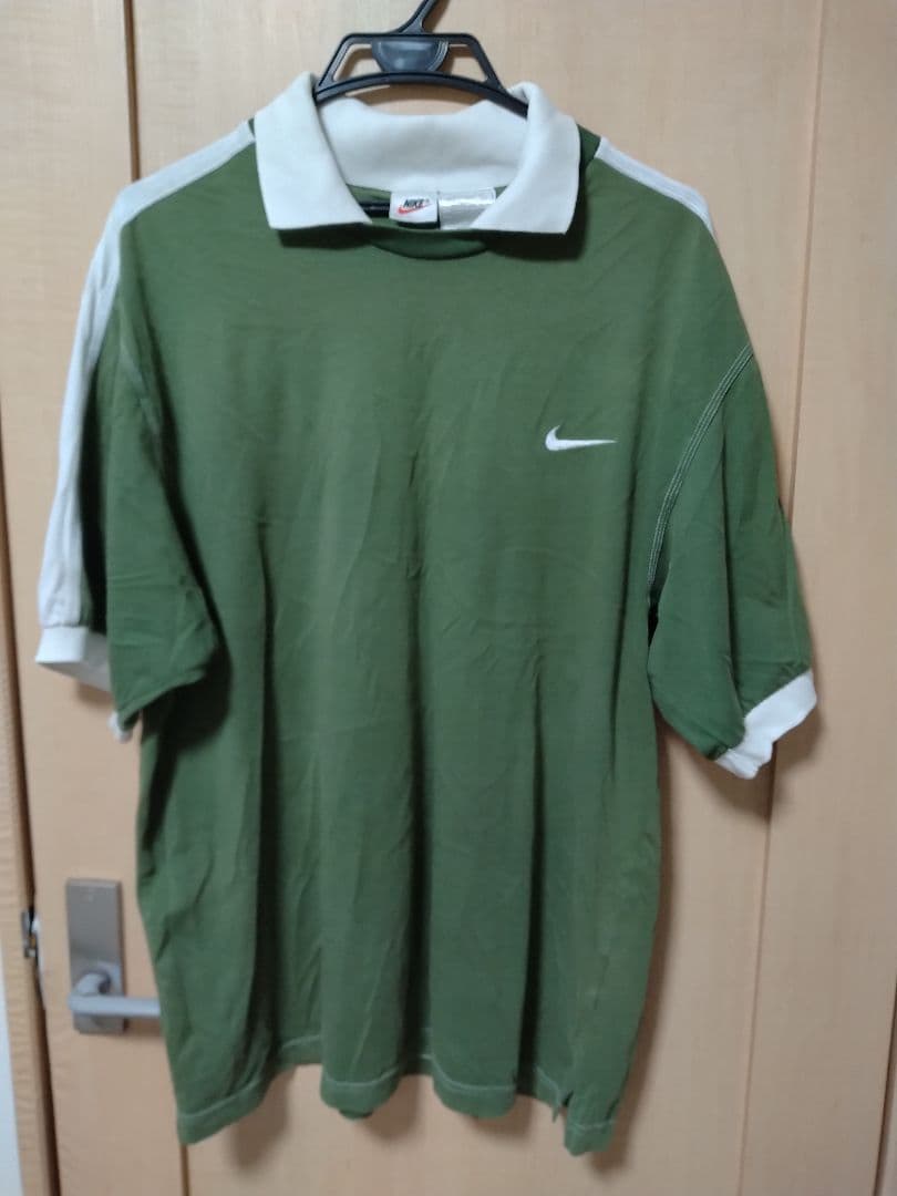 ナイキ アンドレ・アガシDri-FIT ビンテージポロシャツ オリーブグリーン
