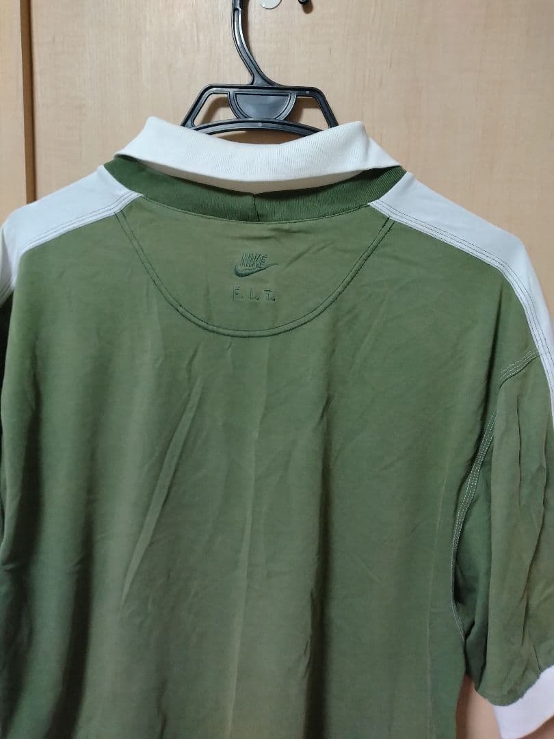 ナイキ アンドレ・アガシDri-FIT ビンテージポロシャツ オリーブグリーン