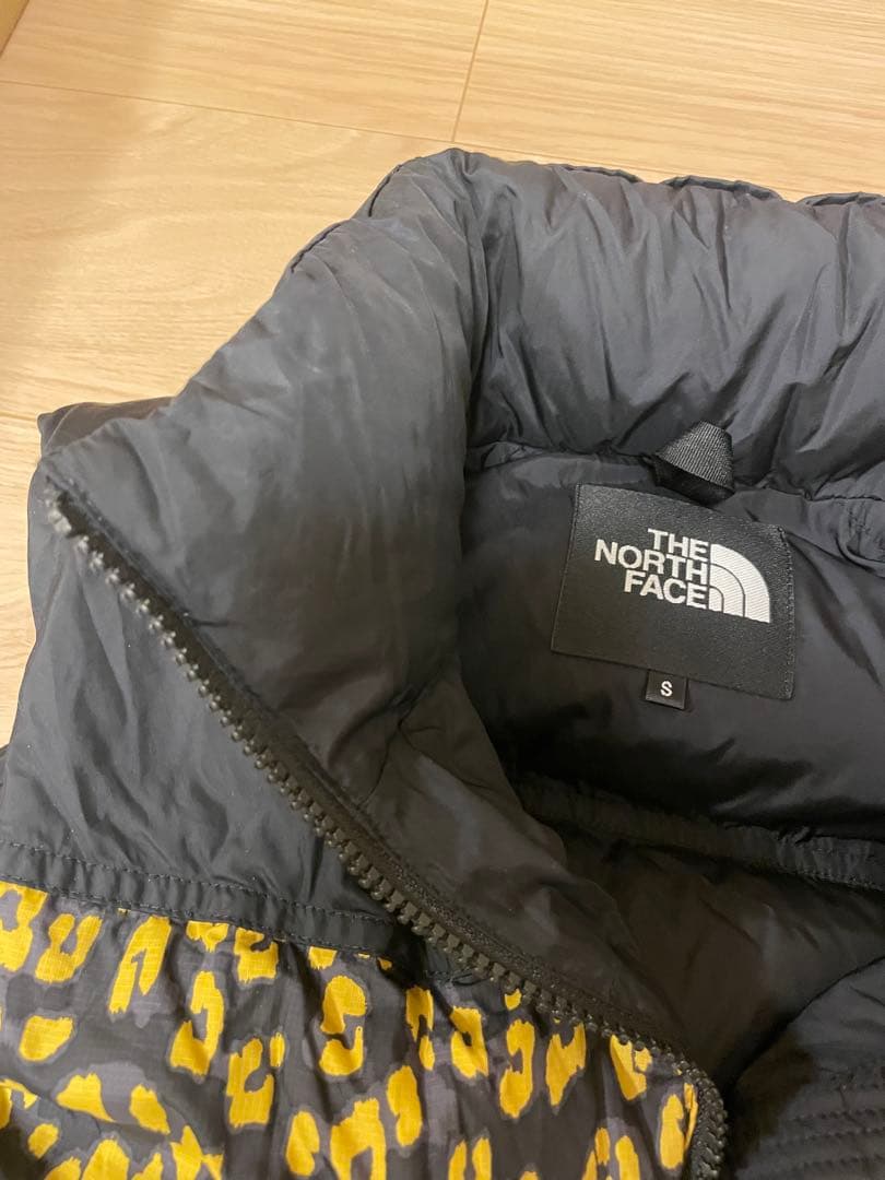 THE NORTH FACE ヒョウ柄ダウンベスト S