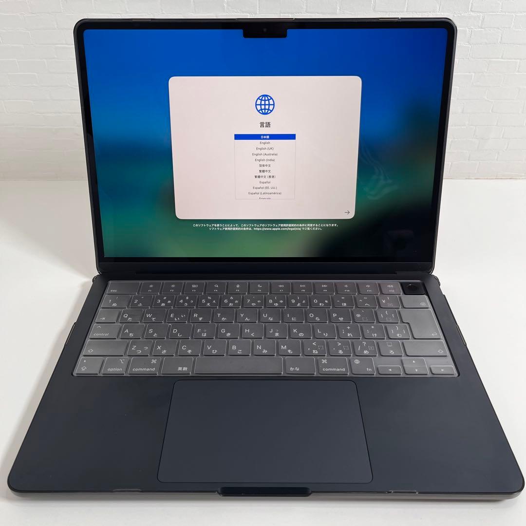 美品 MacBook Air M2 13インチ ミッドナイト 512GB 8GB