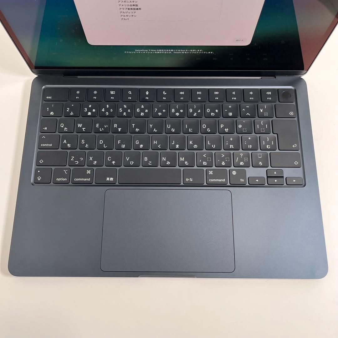 美品 MacBook Air M2 13インチ ミッドナイト 512GB 8GB
