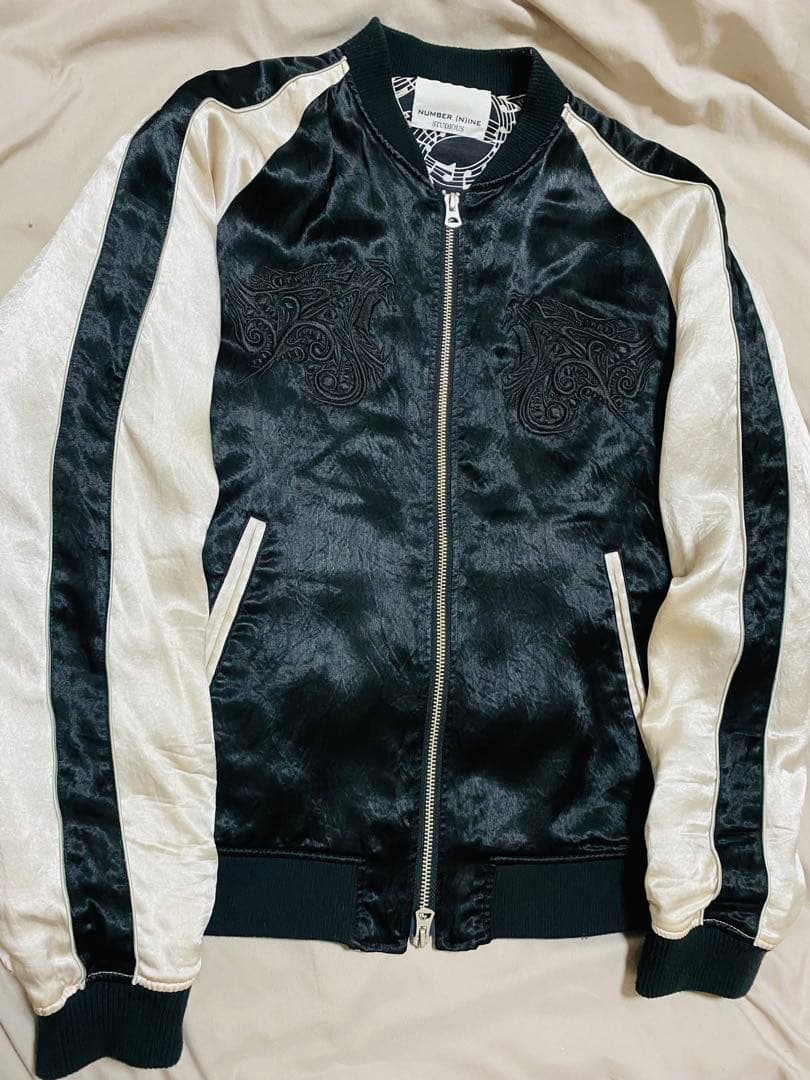 NUMBER (N)INE スカジャン 日本限定 虎 unisex サテン