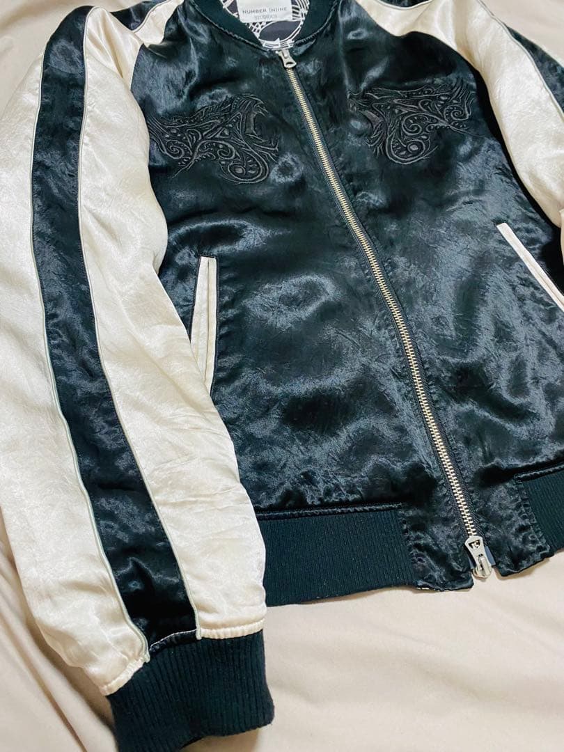 NUMBER (N)INE スカジャン 日本限定 虎 unisex サテン