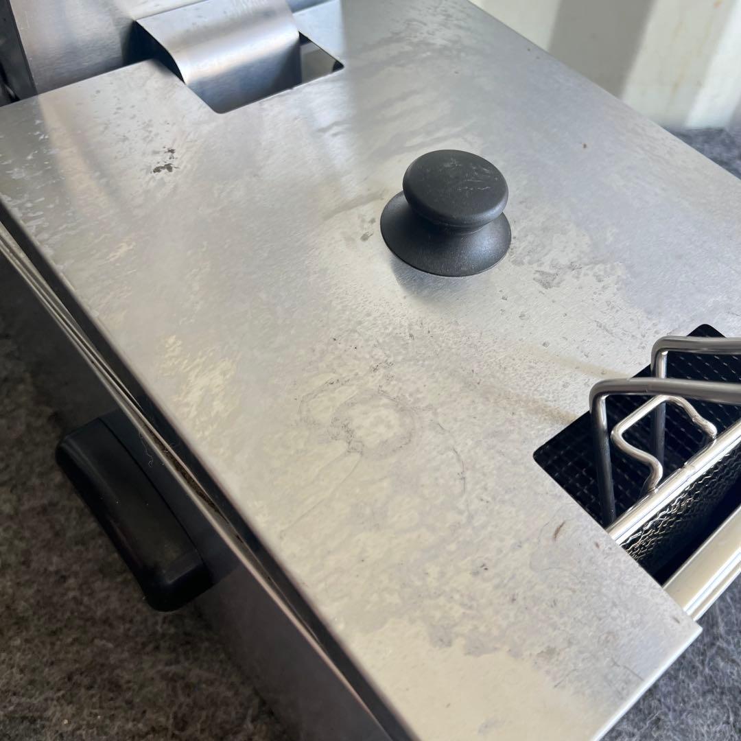 G71激安早い者勝ち✨ 卓上単槽電気フライヤー 6L 揚げ物 店舗