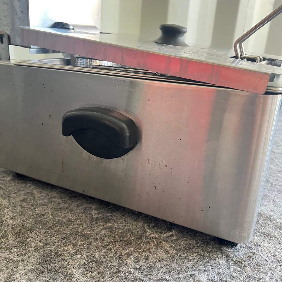 G71激安早い者勝ち✨ 卓上単槽電気フライヤー 6L 揚げ物 店舗