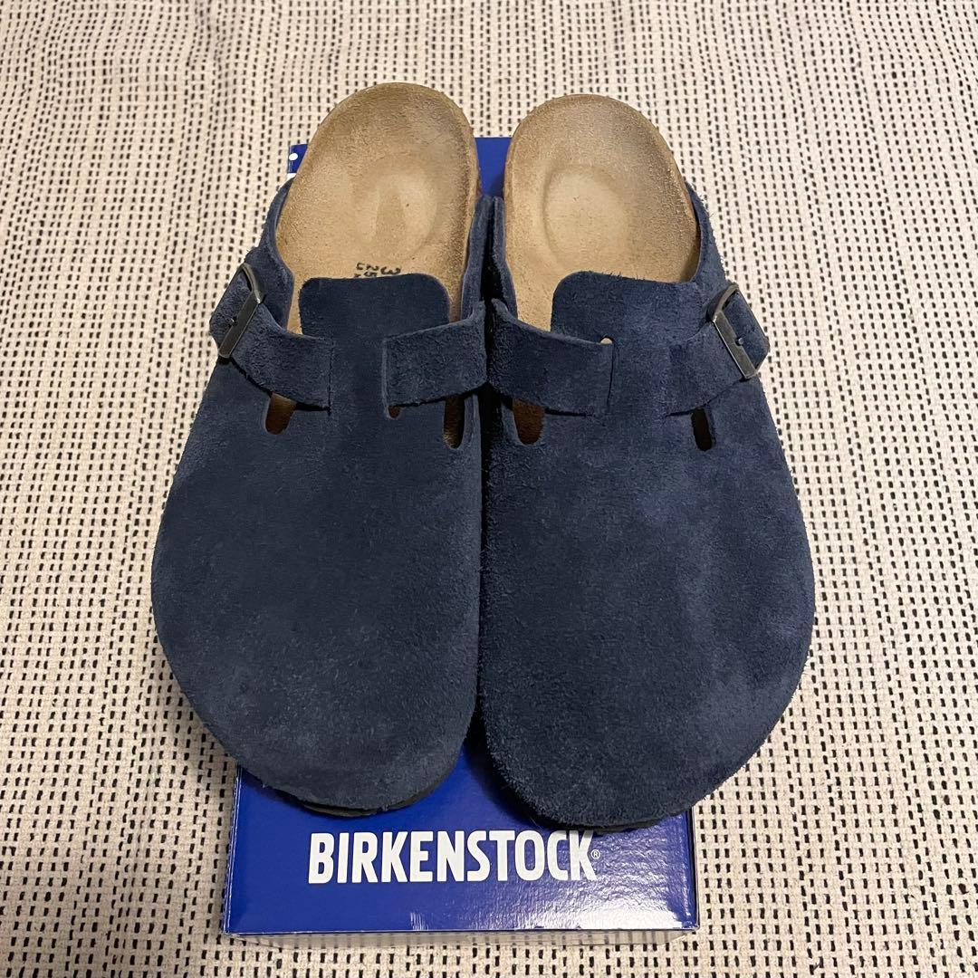 美品　BIRKENSTOCK Boston ネイビー　39 アローズ別注カラー