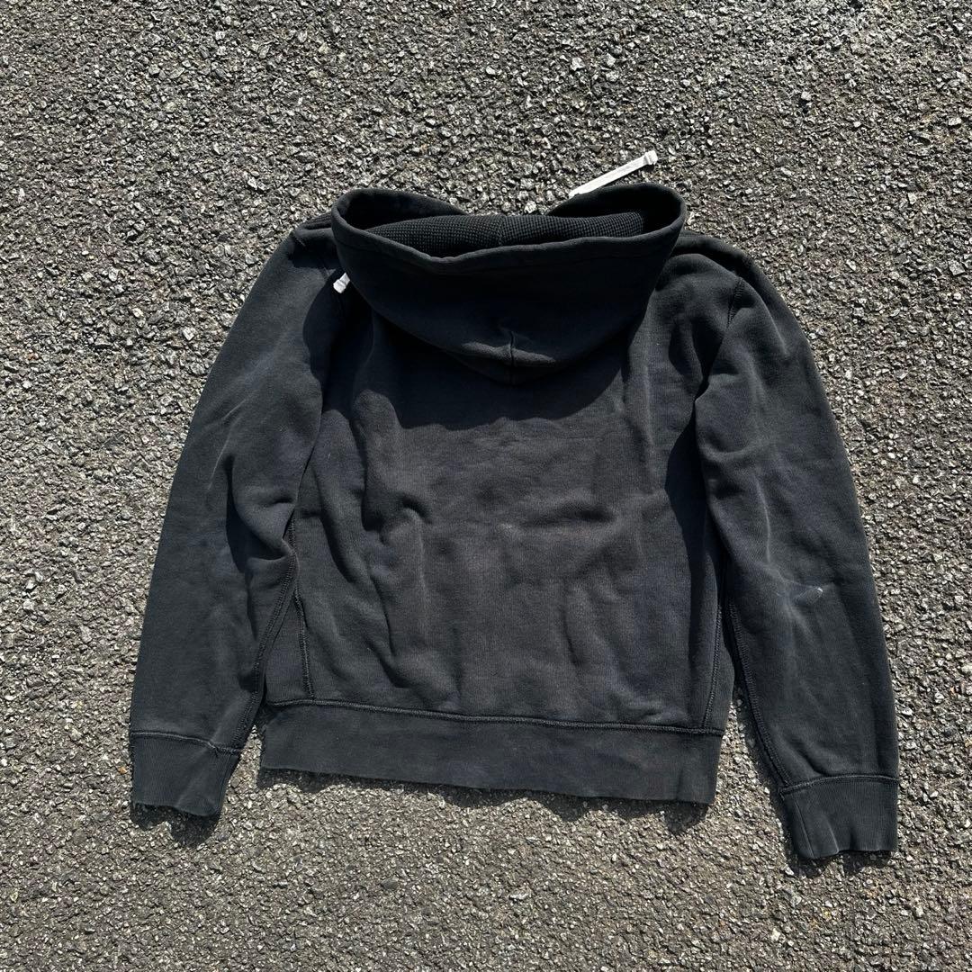 【シルバージップ】ラルフローレン　ジップアップパーカー　ブラック　Mサイズ