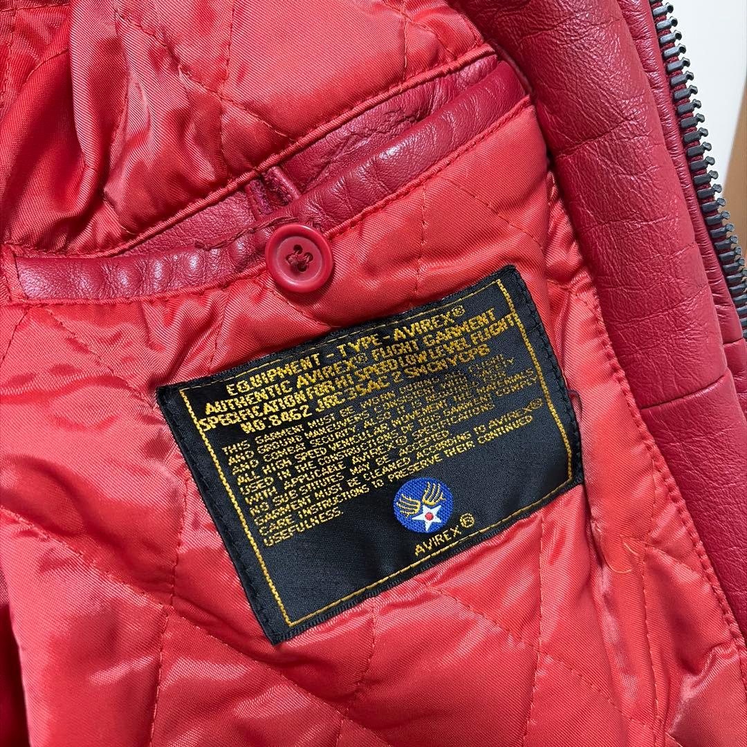 AVIREX U.S.A. 牛革ジャケット (M)