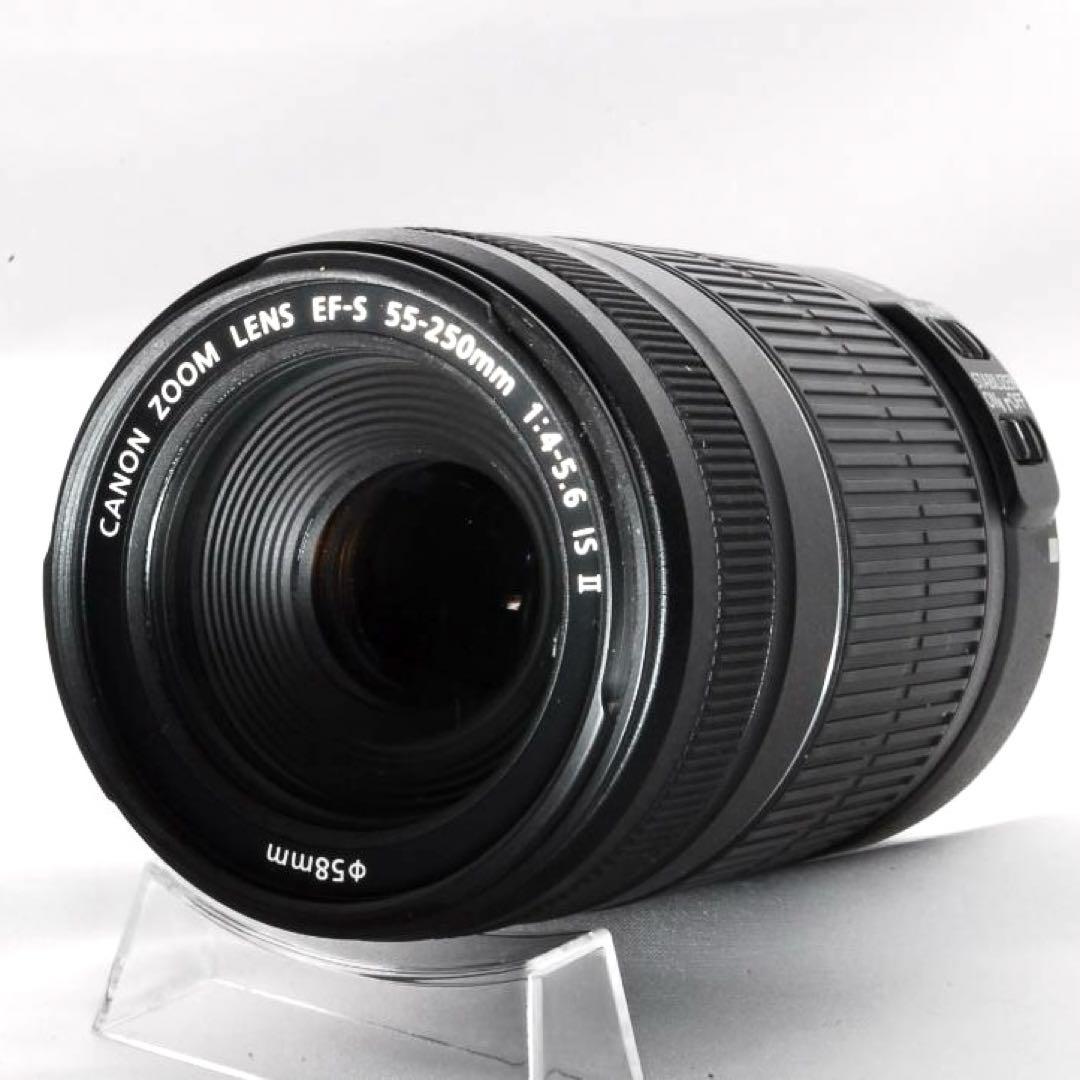 ☘️美品☘️Canon EF-S 55-250mm IS II 手ぶれ補正望遠