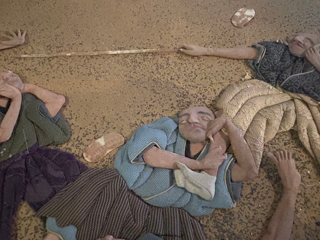 押し絵　江戸時代のおどろおどろしい様子