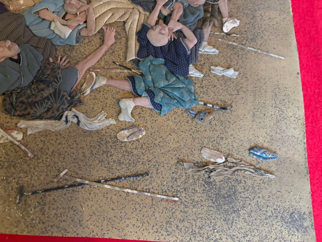 押し絵　江戸時代のおどろおどろしい様子