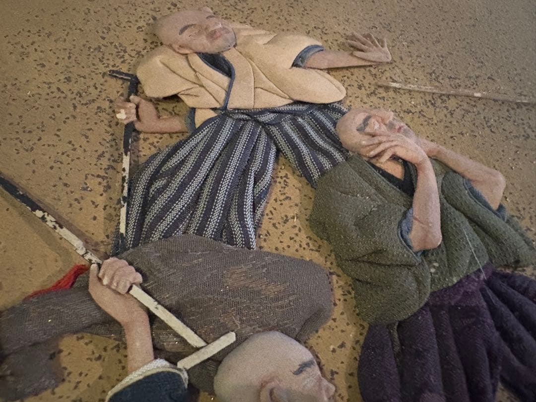 押し絵　江戸時代のおどろおどろしい様子