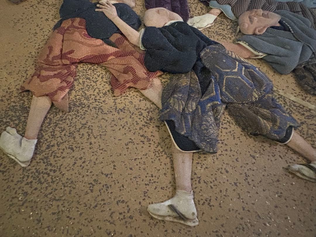 押し絵　江戸時代のおどろおどろしい様子