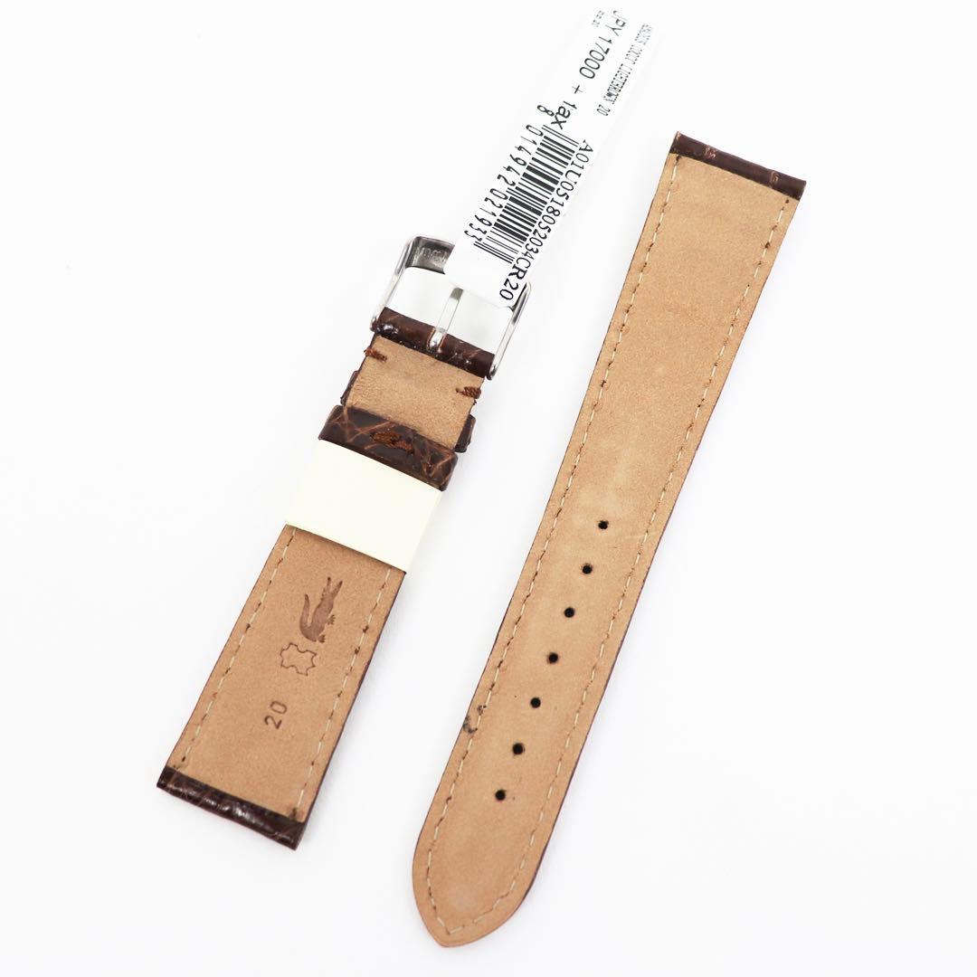 新品未使用 MORELLATO AMADEUS クロコダイルレザーベルト20mm