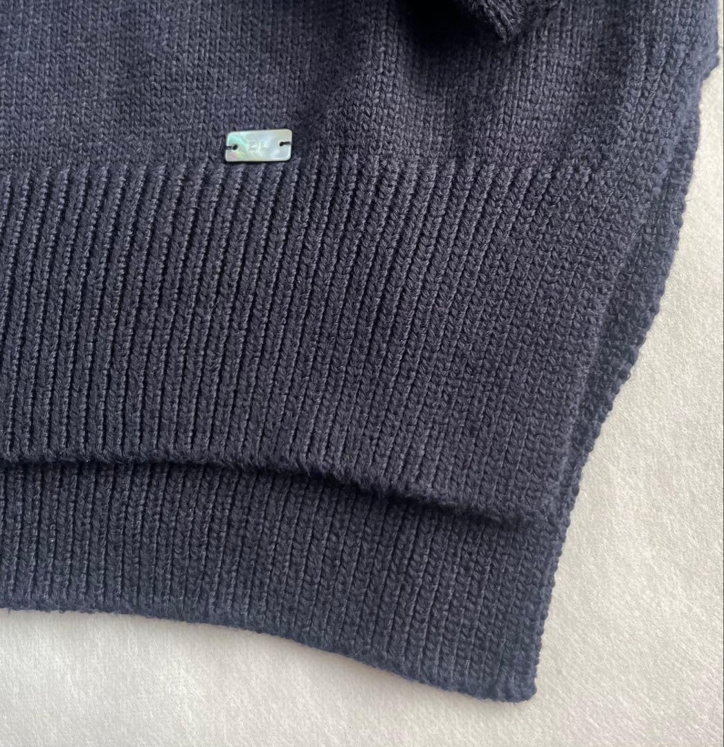 極美品♡FOXEYフォクシー2025 ♡デイジーカレニット　ミッドナイトネイビー