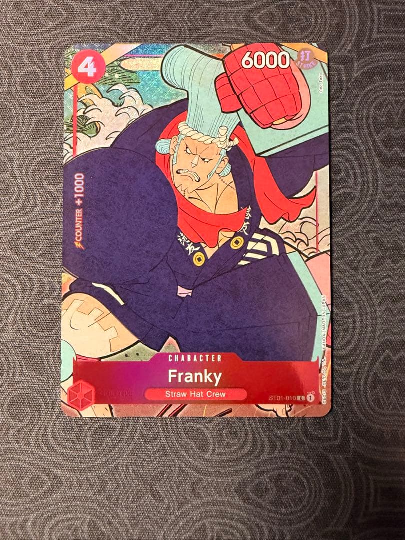 ワンピースカード　1stAnniversary　英語版　フランキー　プロモ