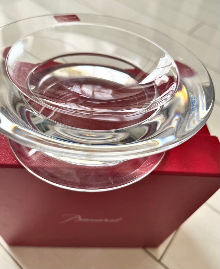 Baccrat バカラ アッシュトレイ ベガ クリスタルガラス 未使用