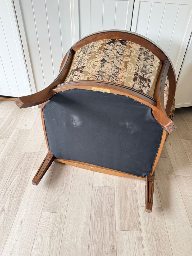 ロゼ マルニ木工 地中海ロイヤル シャルル アームチェア 1人掛けソファ