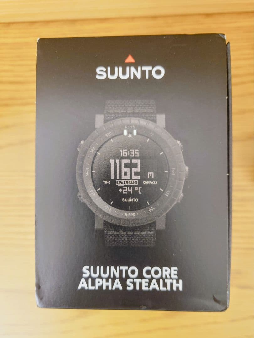 SUUNTO CORE ALPHA STEALTH デジタル腕時計 ブラック