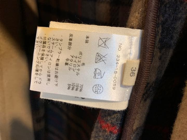 【未使用】LONDON TRADITION　ダッフルコート　キャメル