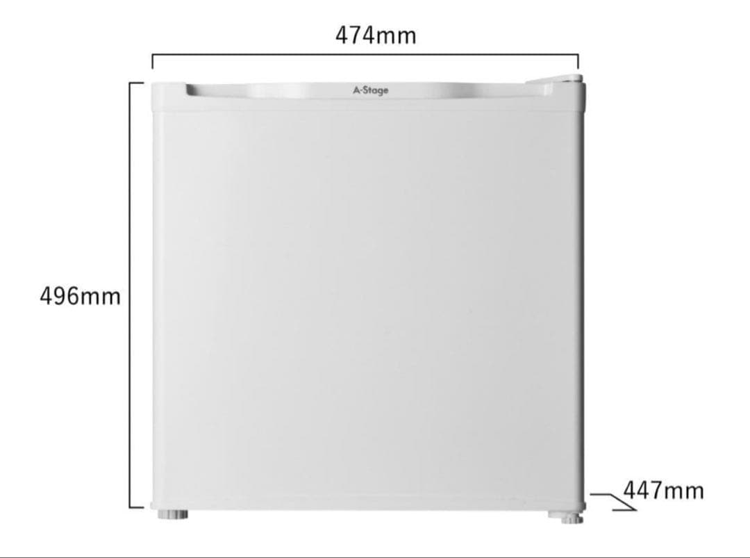 【新品】1ドア冷凍庫 31L冷蔵切替機能付FZ03A-31WT A-Stage