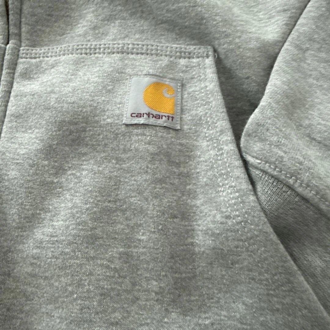 激安Carhartt グレー ジップアップパーカー & マスタード スウェット
