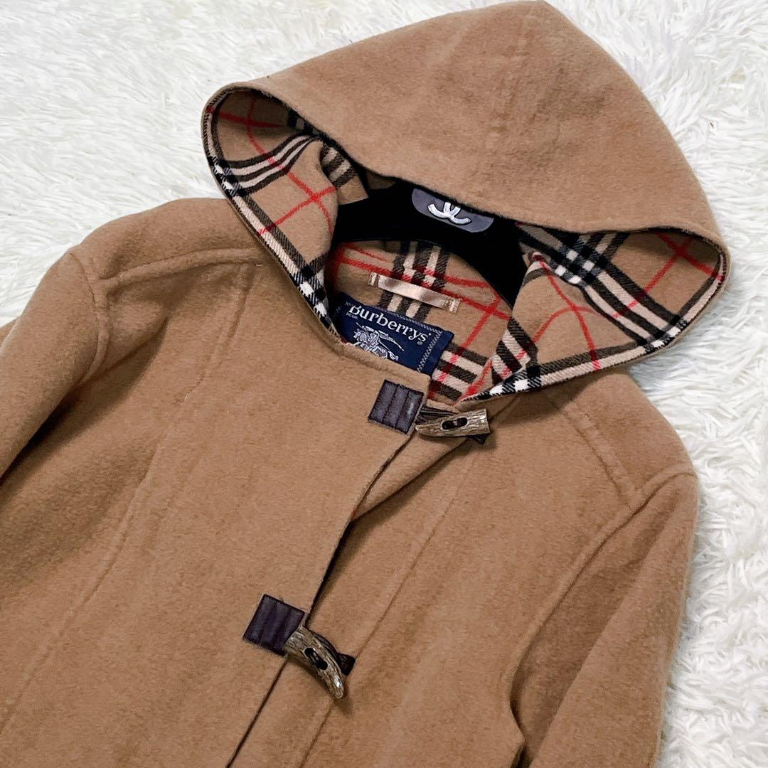 【希少】BURBERRY　バーバリー　ダッフルコート　カシミヤ　ノバチェック