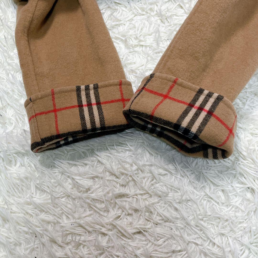 【希少】BURBERRY　バーバリー　ダッフルコート　カシミヤ　ノバチェック