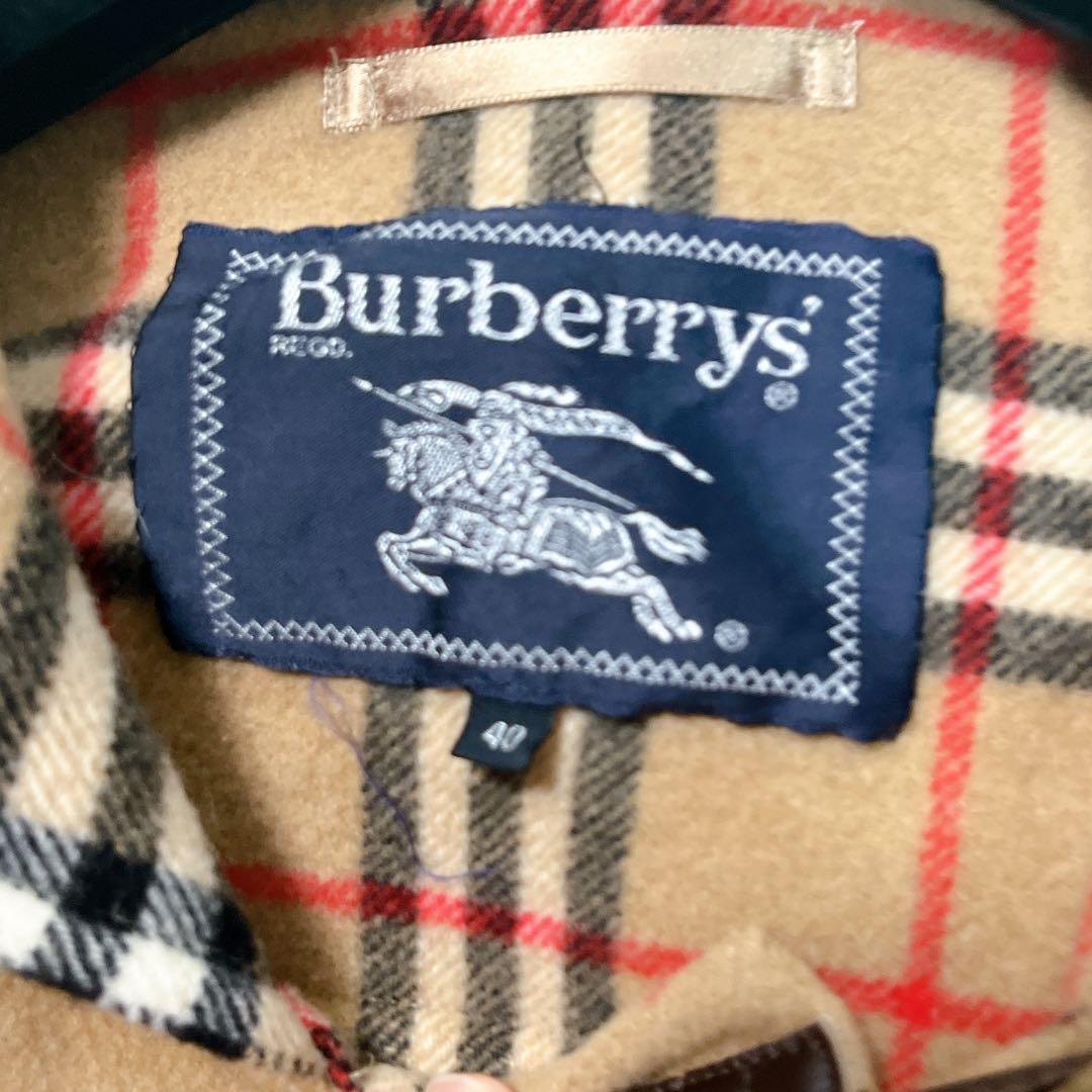 【希少】BURBERRY　バーバリー　ダッフルコート　カシミヤ　ノバチェック