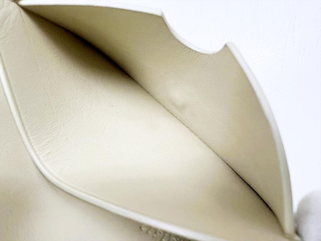 美品　LOEWE　ロエベ　アナグラム　レザー　カードホルダー　名刺入れ