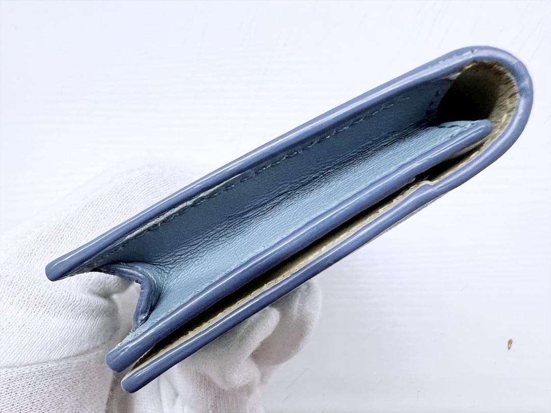 美品　LOEWE　ロエベ　アナグラム　レザー　カードホルダー　名刺入れ