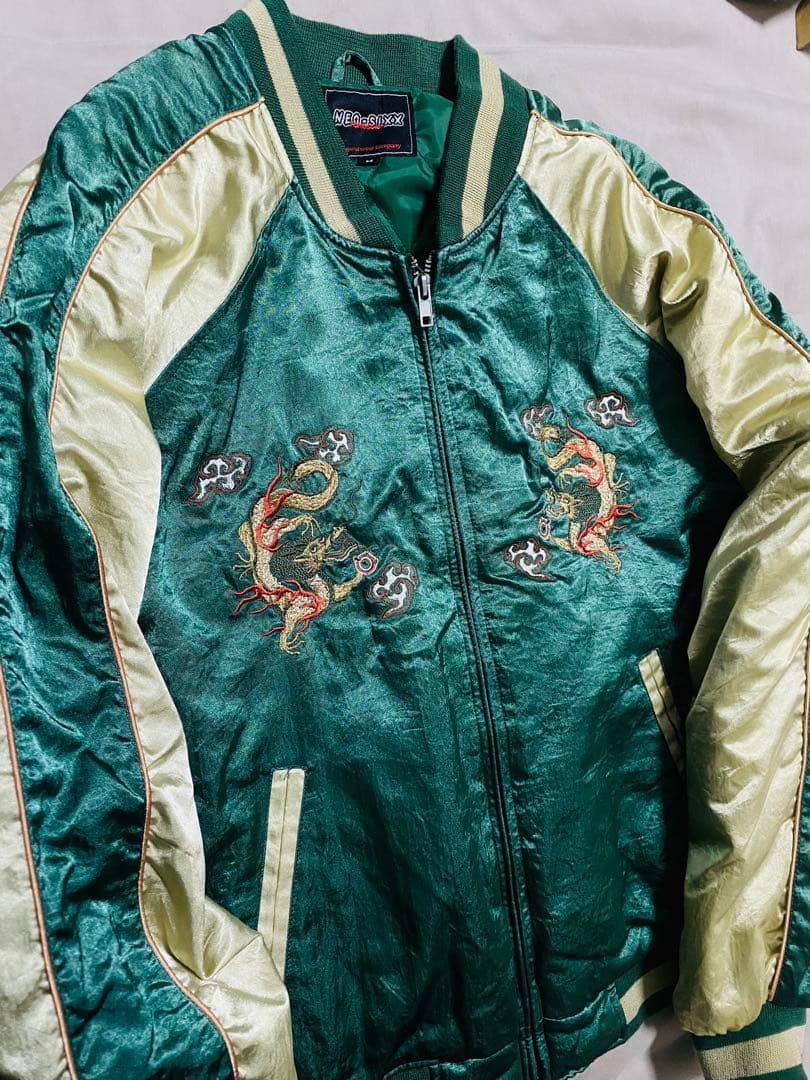 NEO-SIXX 日本限定 vintage スカジャン 龍 unisex サテン