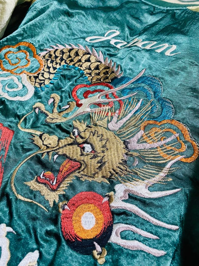 NEO-SIXX 日本限定 vintage スカジャン 龍 unisex サテン