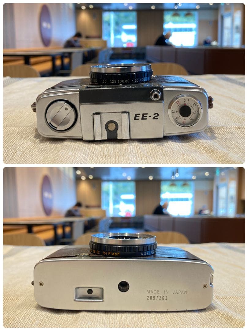 ★完動品＊美品★olympus pen ee2★フィルムカメラ入門に！★本革外装