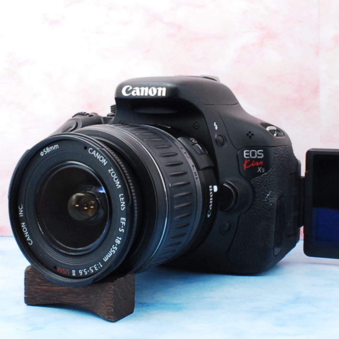 キャノン Kiss X5☆一眼レフカメラ☆初心者向け☆簡単操作☆バッグ付